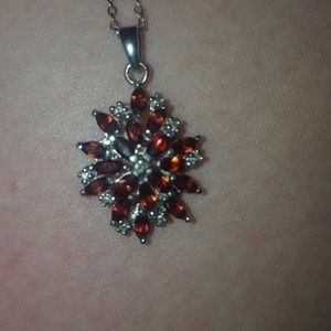 Garnet necklace